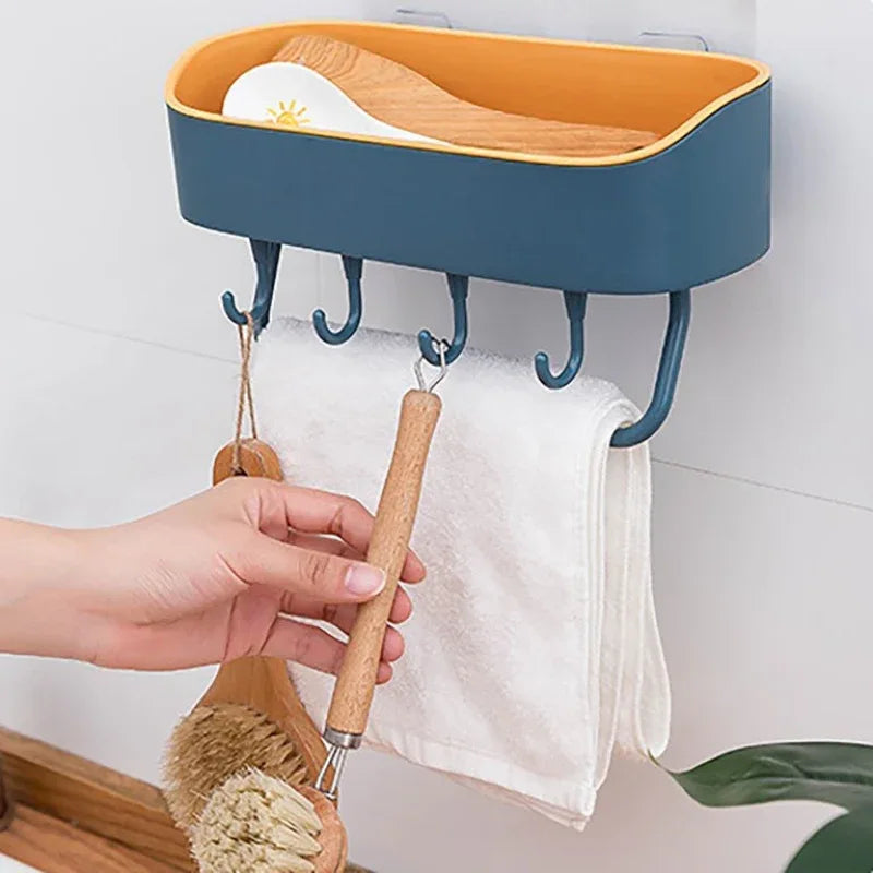 Room kitchen bathroom organizer storage rack wall holder - Prozone