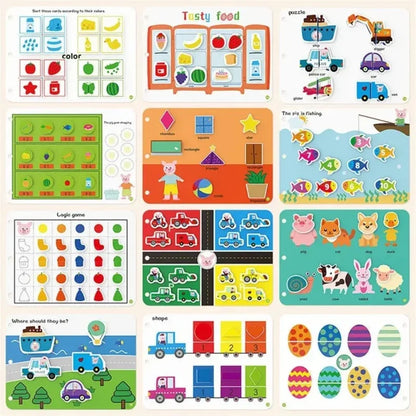 Kid quiet busy book montessori baby educational toy - Prozone