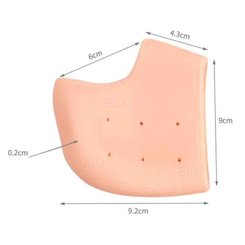 Silicone Gel Heel Pad Socks for Pain Relief and anti crack - Prozone