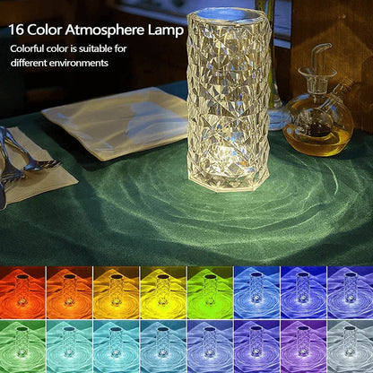 Diamond crystal table lamp - Prozone