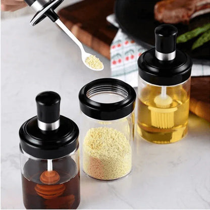 2pcs glass seasoning jar - Prozone