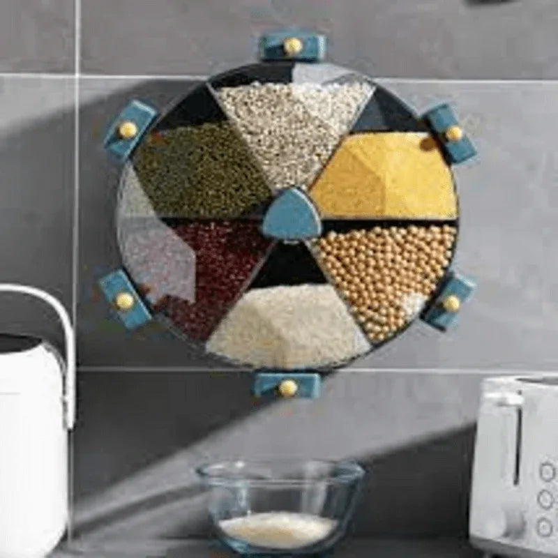 Rotating wall-mounted cereal container - Prozone