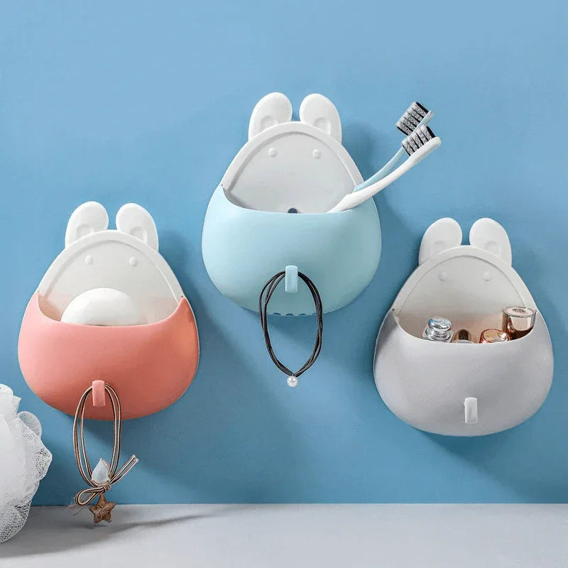 Multifunctional wall-mounted toothbrush storage holder - Prozone