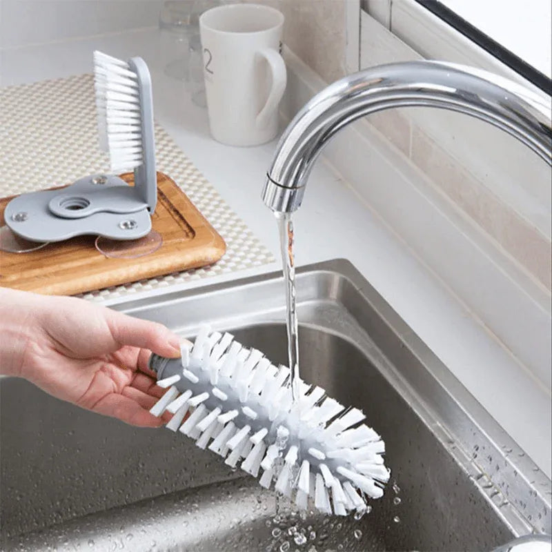 Cleaning brush with suction base bristle - Prozone