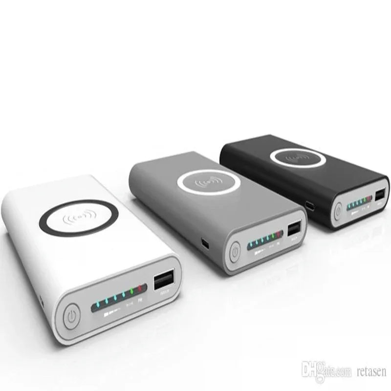 3-in-1 6000mah portable wireless charging power bank - Prozone