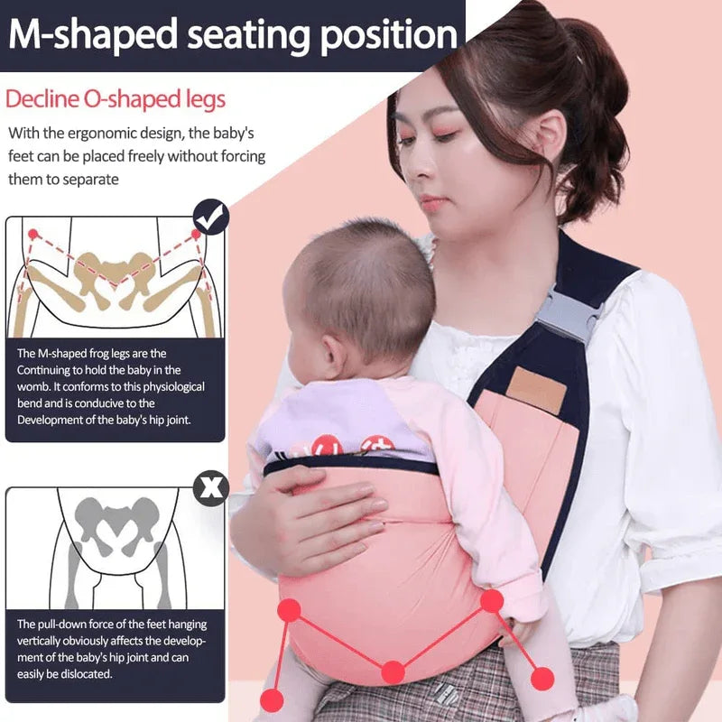 Ergonomic baby carrier sling wrap - Prozone