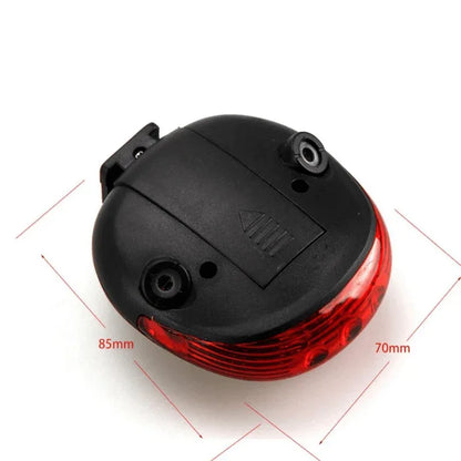 Waterproof bicycle light 5led+2laser rear tail light - Prozone