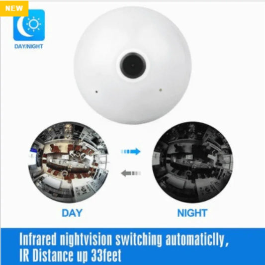 Wifi flexible light bulb camera 1080p hd - Prozone