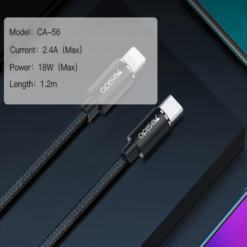 Yesido ca-56 usb data cable - Prozone