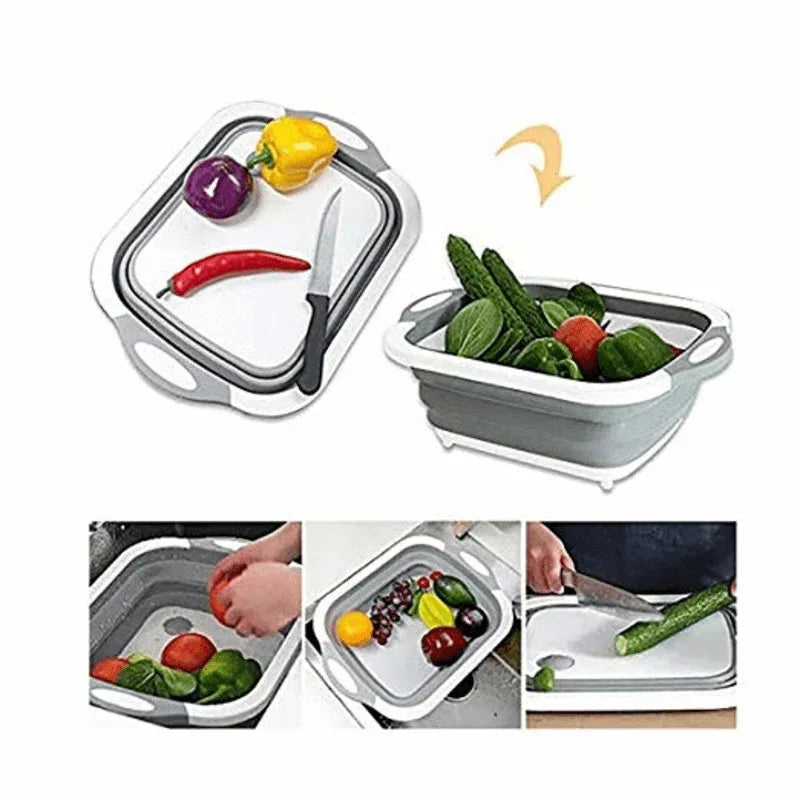 3 in 1 board with colander foldable multi-function - Prozone
