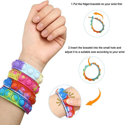Popit bands toys pack of 10 - Prozone