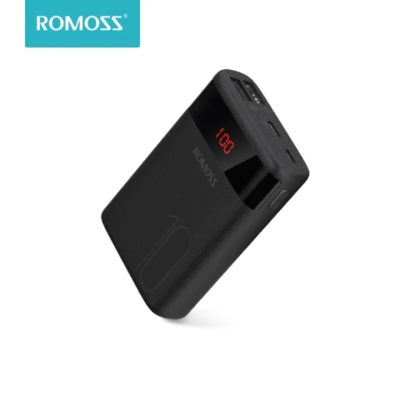 Romoss ares 10 power bank 10000mah mini size - Prozone