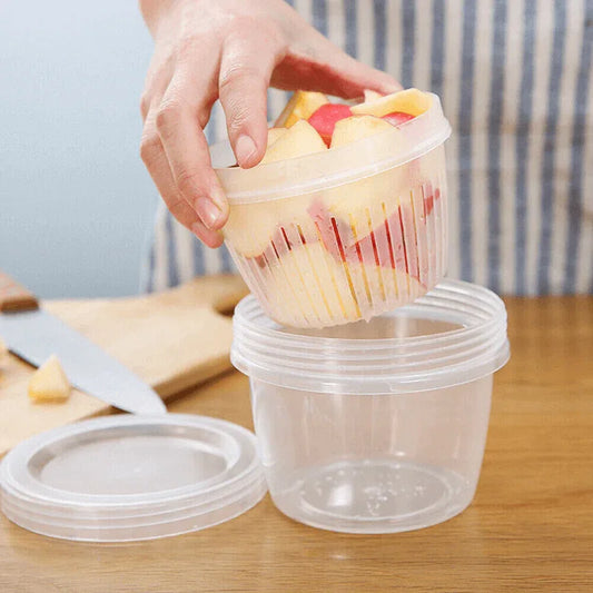 Kitchen double-layer food drain storage box - Prozone