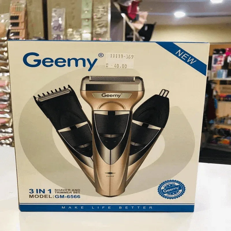 Geemy hair trimmer 3 in 1 trimmer gm-6582 - Prozone