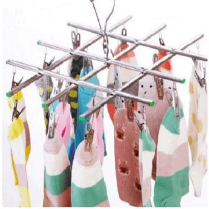 24 clip stainless steel cloth hanger - Prozone