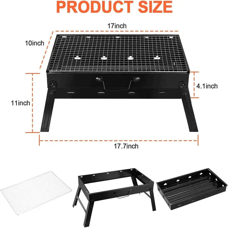Portable folding barbecue grill - Prozone