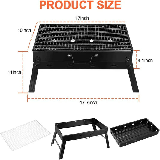 Portable folding barbecue grill - Prozone