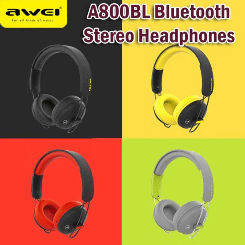 Awei a800bl bluetooth headphones headset - Prozone