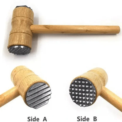 Wooden double sided meat hammer - Prozone