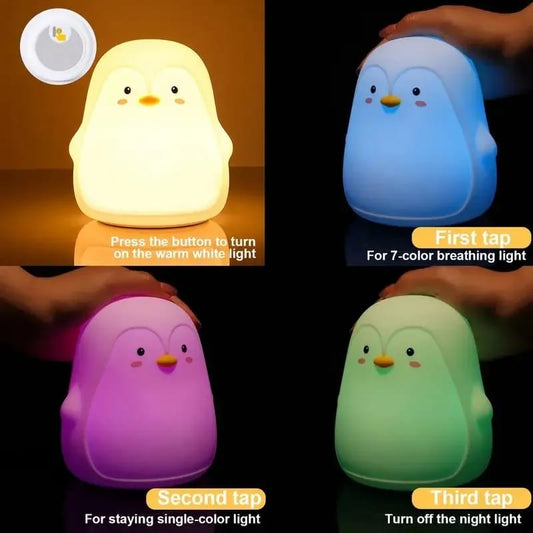 cute penguin led touch lamp - Prozone