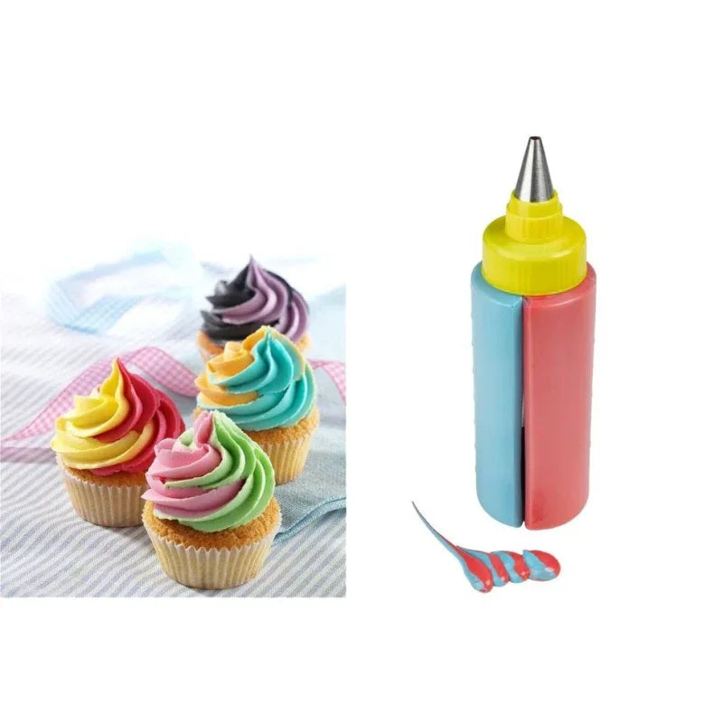 2in1 twin double cake decorating icing bottle - Prozone
