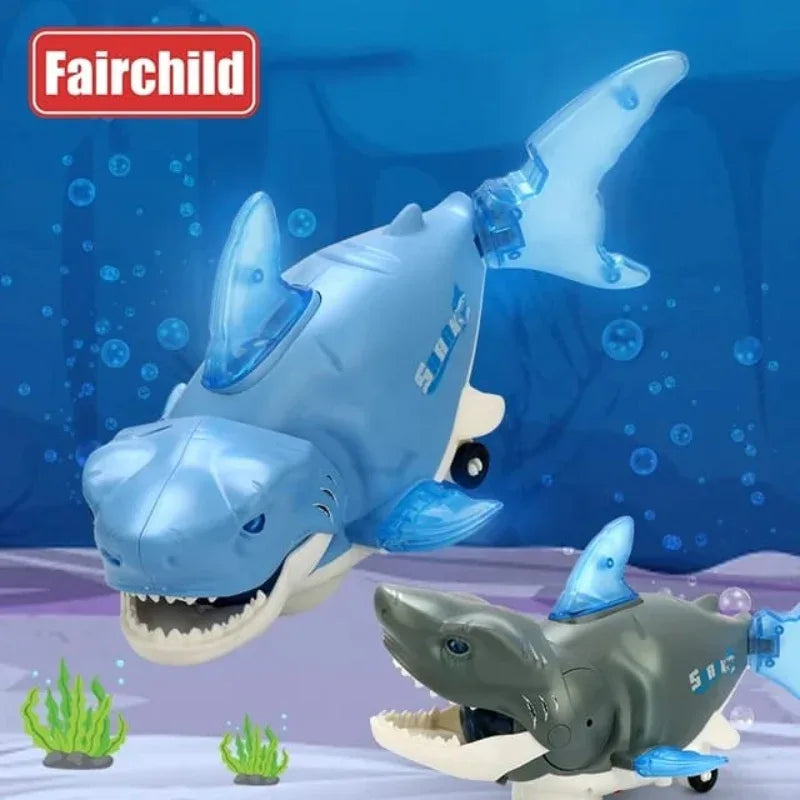 Battery operated shark with light sounds - Prozone