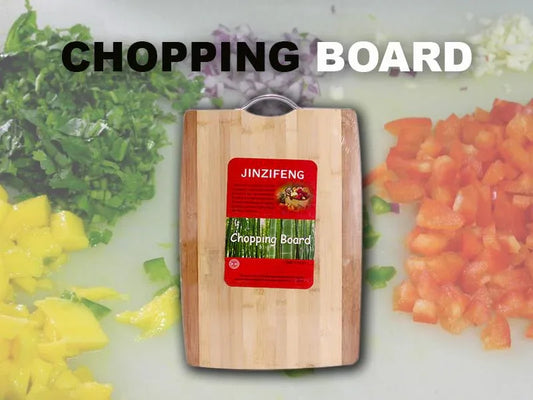 Wooden kitchen chopping cutting board with handle - Prozone