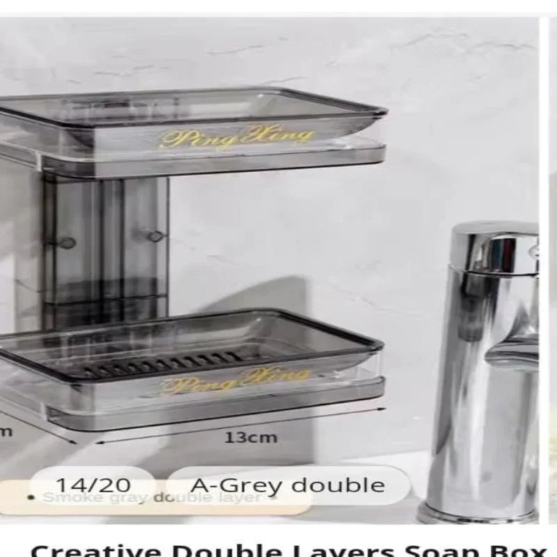 Creative Double Layers Soap Box - Prozone