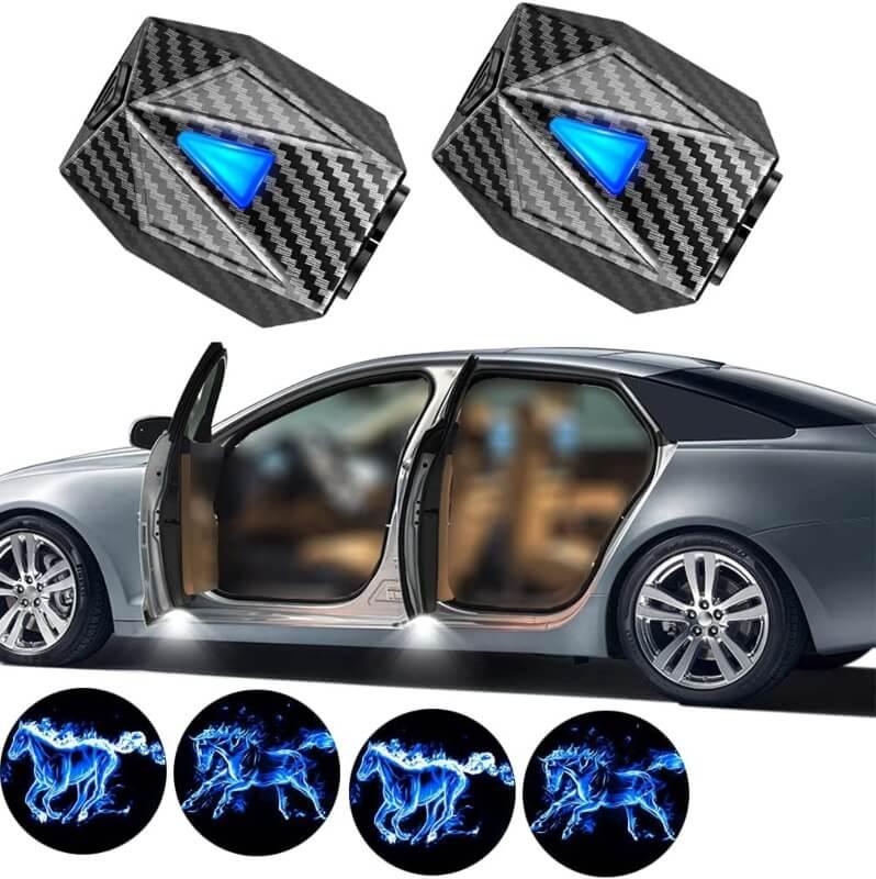 Wireless dynamic 3d animated door hd lights pack of two - Prozone