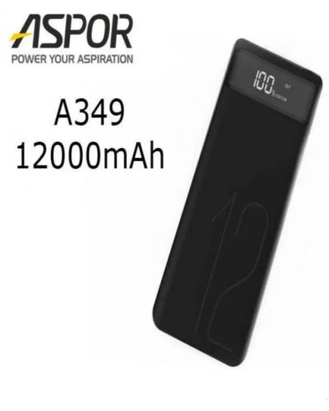 Aspor a349 12,000 mah powerbank - Prozone