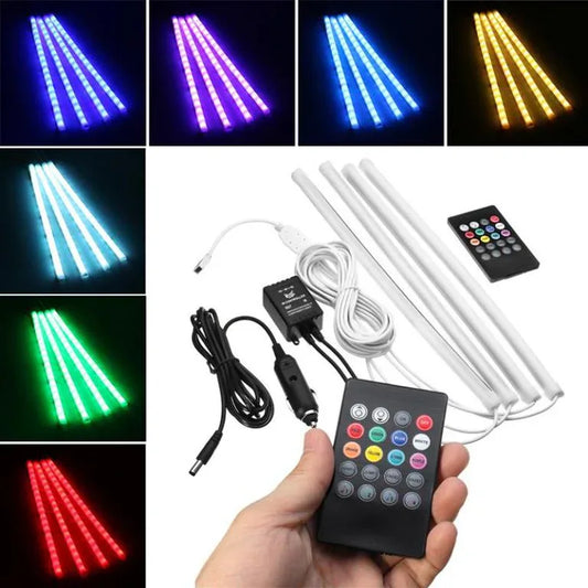 Car interior atmosphere light decor lamp remote control - Prozone