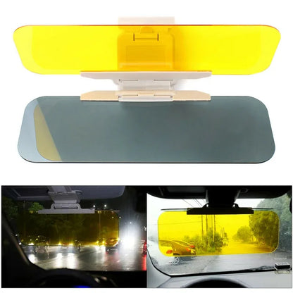 2 in 1 car anti-glare mirror sun visor mirror day and night - Prozone