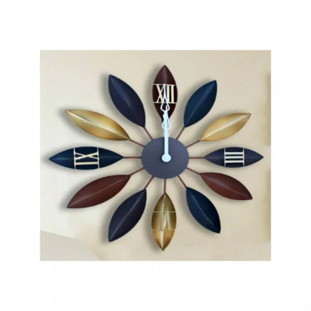 Antique petal wall clock - large - Prozone