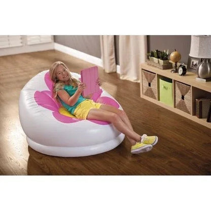 Armchair intex flower 68574 comfortable relax able sofa - Prozone