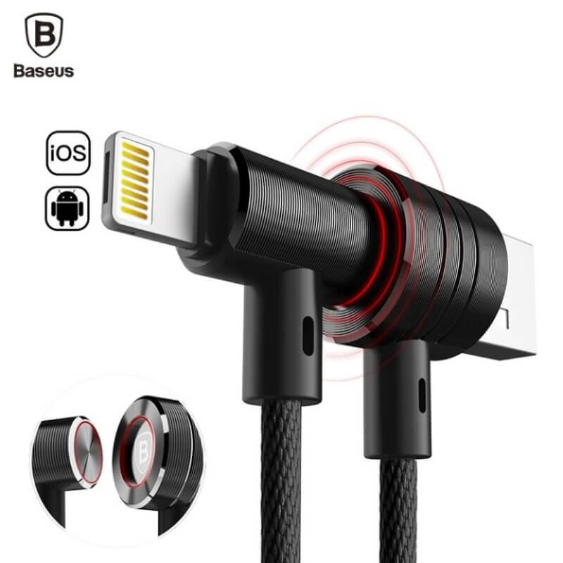 baseus 2 in 1 magnetic micro usb cable for android,ios - Prozone