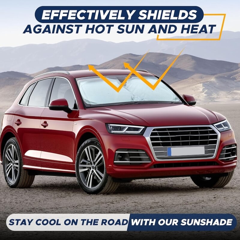 Car Windshield Sun Shade Front Window Block UV Rays & Sun Heat - Prozone