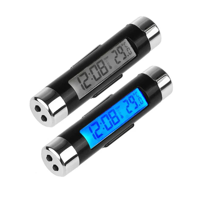 Digital car air vent thermometer car thermometer clock - Prozone
