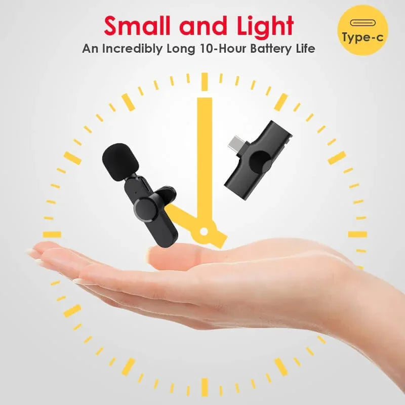 2.4g lavalier wireless microphone for type c - Prozone