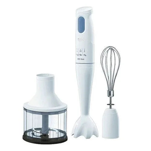Electric hand blender - chopper food processor - white - Prozone