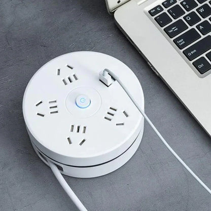 16.5 feet long electrical foldable extension 3 usb socket - Prozone