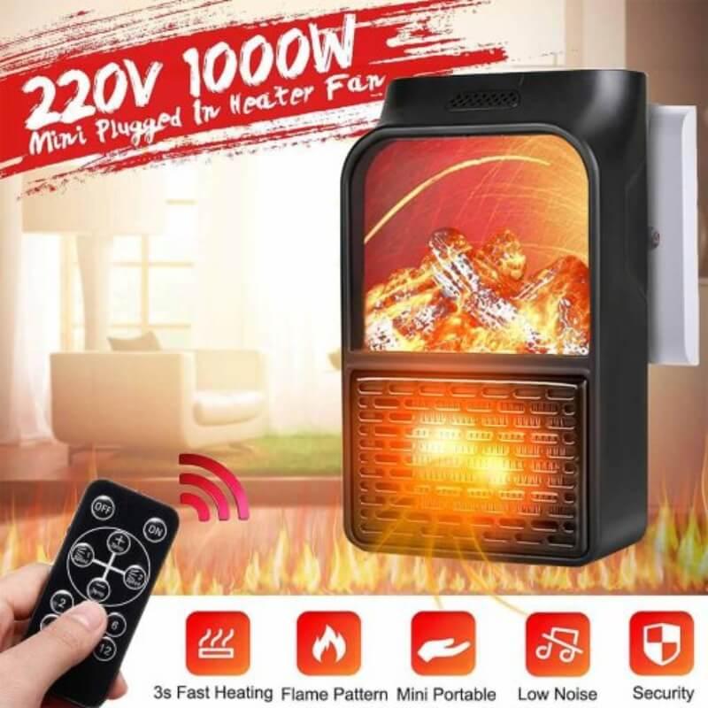Remote control winter new flame heater - Prozone