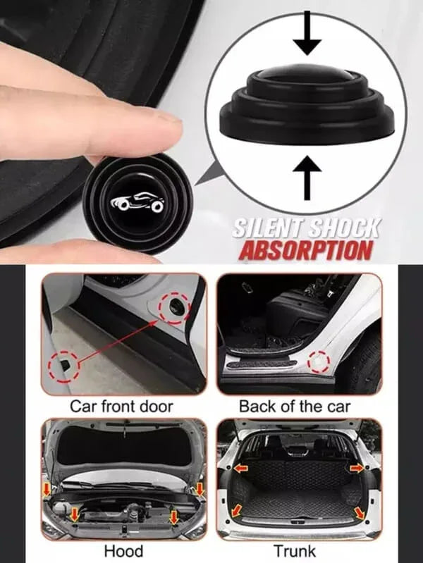 24 pcs Self Adhesive Car Door Shock Absorbers - Prozone