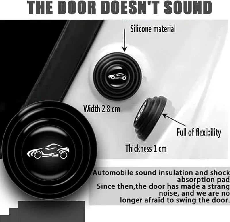 24 pcs Self Adhesive Car Door Shock Absorbers - Prozone