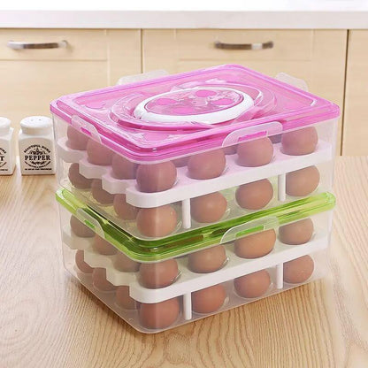 Egg storage holder box double layer 16 grids per layer - Prozone