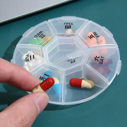 7 days weekly mini tablet pill medicine box - Prozone
