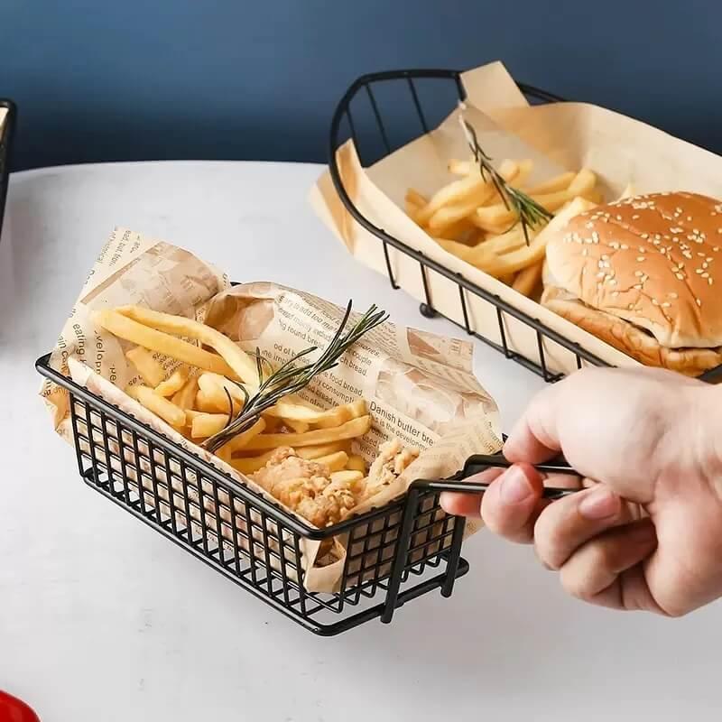 Rectangle iron fries bucket - Prozone
