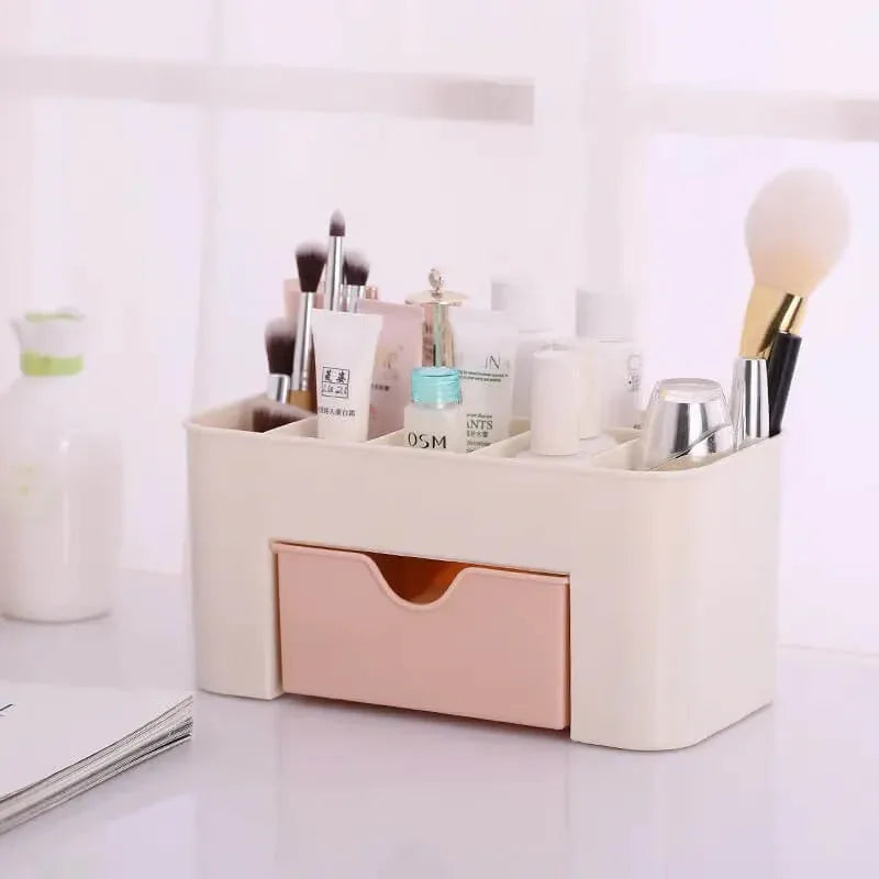 2 tier cosmetic organizer with a drawer - Prozone