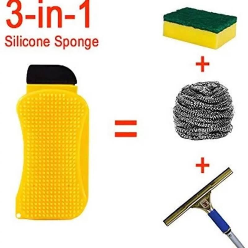 3 in 1 silicone sponge - Prozone
