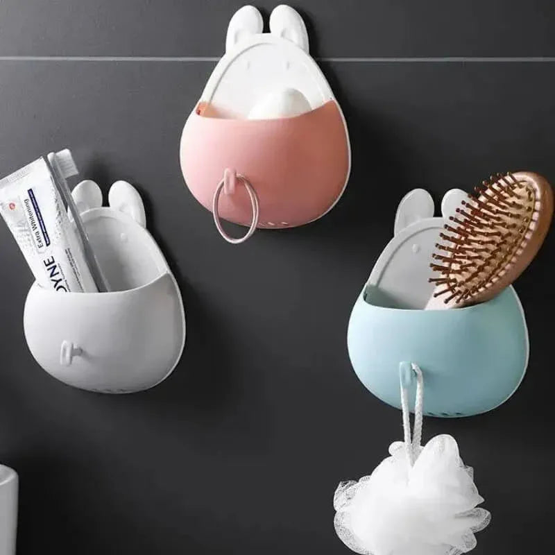 Multifunctional wall-mounted toothbrush storage holder - Prozone