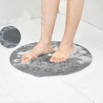 Round non-slip foot massage cleaning mat - Prozone